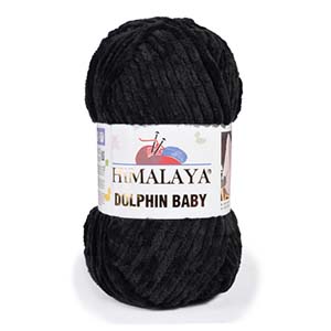 Пряжа Himalaya Dolphin Baby (80311 - Черный)