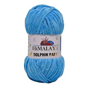 Пряжа Himalaya Dolphin Baby (80326 - Яр. голубой)