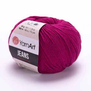 Пряжа YarnArt Jeans (91 - Пурпурный)