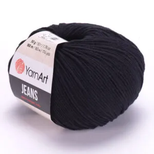 Пряжа YarnArt Jeans (53 - Черный)